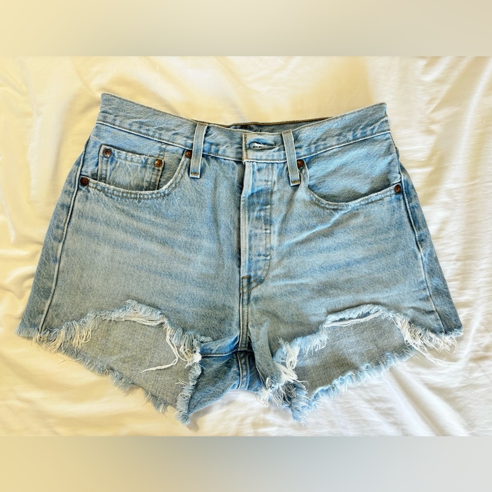 Levi Strauss 501 Denim Shorts Size 27